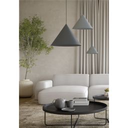 Nowodvorski Lighting Zenith S lampa wisząca 1x20W szara 10880