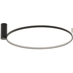 Nowodvorski Lighting Circolo lampa podsufitowa 1x18 W czarna 10928