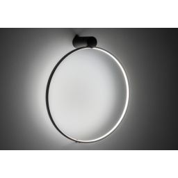Nowodvorski Lighting Circolo lampa podsufitowa 1x18 W czarna 10928