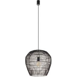 Nowodvorski Lighting Haiti lampa wisząca 1x25 W czarna 11166