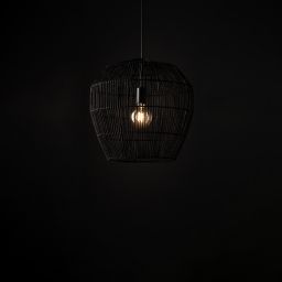 Nowodvorski Lighting Haiti lampa wisząca 1x25 W czarna 11166