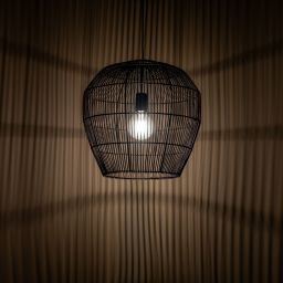 Nowodvorski Lighting Haiti lampa wisząca 1x25 W czarna 11166