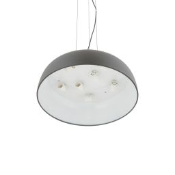 Nowodvorski Lighting Satellite M lampa wisząca 7x25 W popielaty 11232
