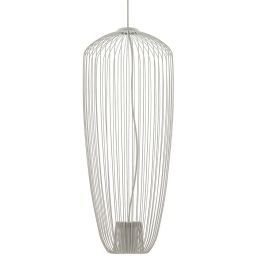 Nowodvorski Lighting Pumpkin lampa wisząca 1x10 W Silk gray 11242
