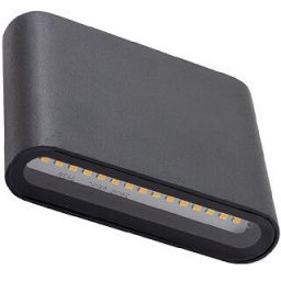 Nowodvorski Lighting Semi kinkiet 2x3 W czarny 11363