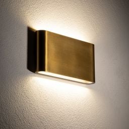 Nowodvorski Lighting Semi kinkiet 2x5 W mosiądz 11366
