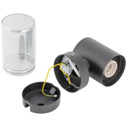 Nowodvorski Lighting Ida kinkiet 1x10 W czarny-przydymiony 11371
