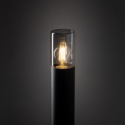 Nowodvorski Lighting Ida lampa stojąca 1x10 W czarna-przydymiona 11373