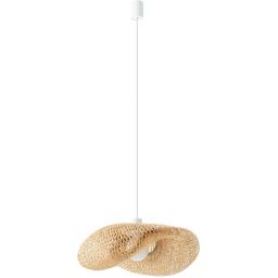 Nowodvorski Lighting Havana lampa wisząca 1x25 W naturalne drewno 11396