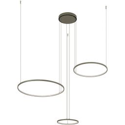 Nowodvorski Lighting Circolo Led lampa wisząca 1x45 W Silk olive 11398
