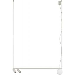 Nowodvorski Lighting Fourty III lampa wisząca 3x10 W szary 11450