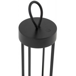 Nowodvorski Lighting Nala lampa stołowa przenośna 1x4 W czarna 11536