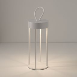 Nowodvorski Lighting Nala lampa stołowa przenośna 1x4 W biała 11537