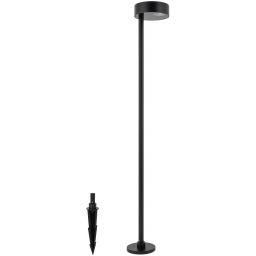 Nowodvorski Lighting Ruby lampa stojąca zewnętrzna 1x7 W czarna 11542