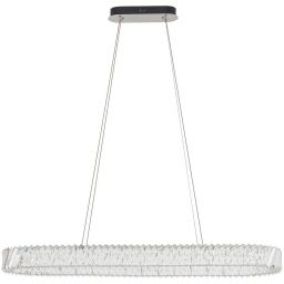 Nowodvorski Lighting Luxora Oval lampa wisząca 1x40 W przezroczysta 11707
