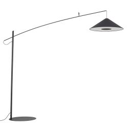 Nowodvorski Lighting Poise lampa stojąca 1x25 W czarna 11768