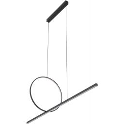 Nowodvorski Lighting Lineo lampa wisząca 2x39 W biała-czarna 11879