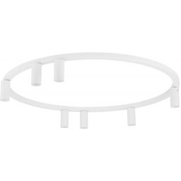 Nowodvorski Lighting Fourty Round lampa podsufitowa 7x10 W biała 11945