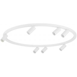 Nowodvorski Lighting Fourty Round lampa podsufitowa 7x10 W biała 11945