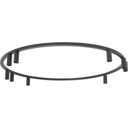 Nowodvorski Lighting Fourty Round lampa podsufitowa 9x10 W czarna 11950