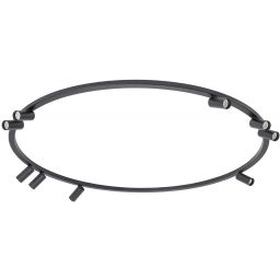 Nowodvorski Lighting Fourty Round lampa podsufitowa 9x10 W czarna 11950