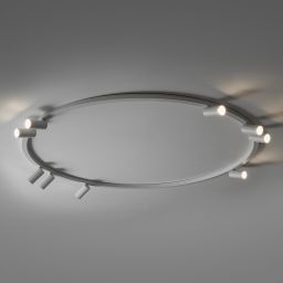 Nowodvorski Lighting Fourty Round lampa podsufitowa 9x10 W biała 11951