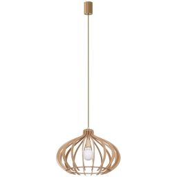 Nowodvorski Lighting Ika lampa wisząca 1x25 W drewno 4174