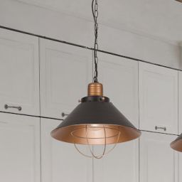 Nowodvorski Lighting Garret I S lampa wisząca 1x60W czarna 6443