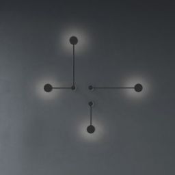 Nowodvorski Lighting Orbit kinkiet 1x12 W czarny 7806
