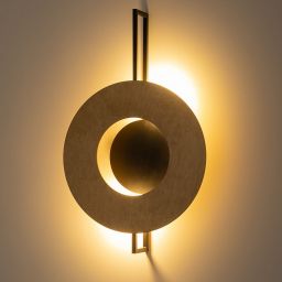 Nowodvorski Lighting Sunset Natural A kinkiet 2x12 W czarny-drewno 10576