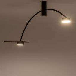 Nowodvorski Lighting Heft lampa podsufitowa 2x8 W czarna 10356