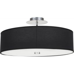 Nowodvorski Lighting Viviane lampa podsufitowa 3x60W czarna 6390