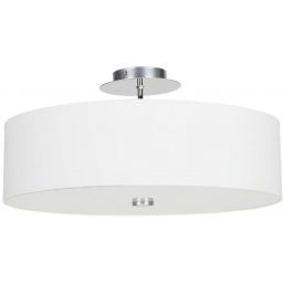 Nowodvorski Lighting Viviane lampa podsufitowa 3x60W biała 6391