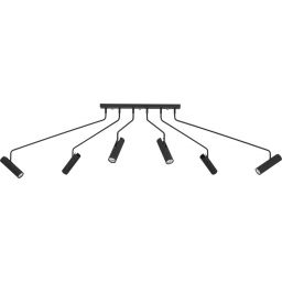 Nowodvorski Lighting Eye Super Black lampa podsufitowa 6x35W czarna 6505