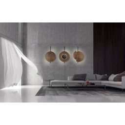 Nowodvorski Lighting Sunset kinkiet 2x12 W czarny-drewno 7654