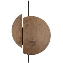 Nowodvorski Lighting Sunset kinkiet 2x12 W czarny-drewno 7654