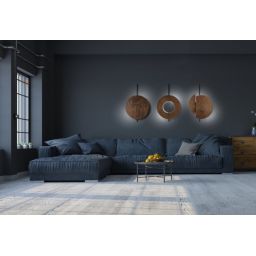 Nowodvorski Lighting Sunset kinkiet 2x12 W czarny-drewno 7653