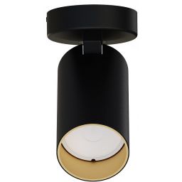 Nowodvorski Lighting Mono lampa podsufitowa 1x10W LED czarna/złota 7763