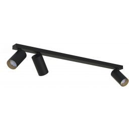 Nowodvorski Lighting Mono III lampa podsufitowa 3x10W LED czarna/złota 7767