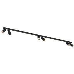Nowodvorski Lighting Mono VI lampa podsufitowa 6x10W LED czarna/złota 7770