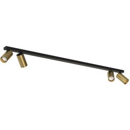 Nowodvorski Lighting Mono IV lampa podsufitowa 4x10W LED mosiądz/czarna 7784