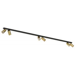 Nowodvorski Lighting Mono VI lampa podsufitowa 6x10W mosiądz/czarny 7785