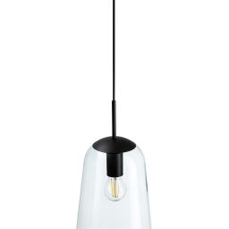 Nowodvorski Lighting Pear lampa wisząca 1x25 W czarna-przezroczysta 7797