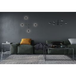 Nowodvorski Lighting Orbit kinkiet 1x12 W czarny 7805