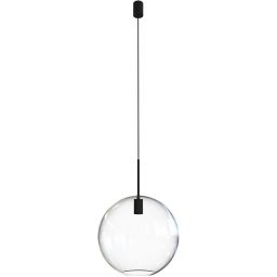 Nowodvorski Lighting Sphere lampa wisząca 1x25 W czarna-przezroczysta 7846