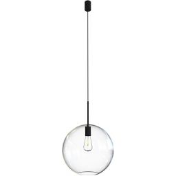 Nowodvorski Lighting Sphere lampa wisząca 1x25 W czarna-przezroczysta 7846