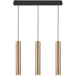 Nowodvorski Lighting Eye lampa wisząca 3x10 W czarna-mosiądz 7863