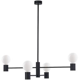 Nowodvorski Lighting Radius lampa wisząca 4x25 W czarna 7931