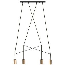Nowodvorski Lighting Imbria lampa wisząca 4x35W mosiądz 7957