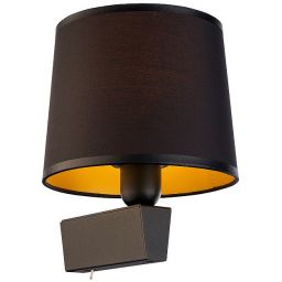 Nowodvorski Lighting Chillin kinkiet 1x10 W czarny-złoty 8197